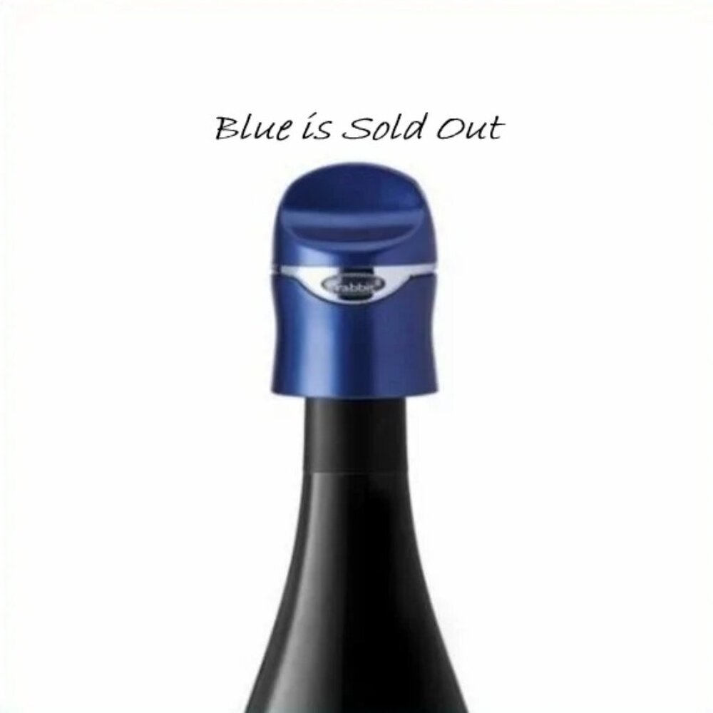 RABBIT by Metrokane Wine/Champagne Sealer - NWT/Sealed - Various Colors - Picture 8 of 15